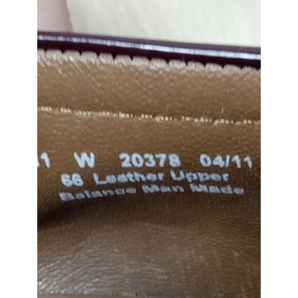 Bostonian Classics Shoes Wingtip Tassels 20378 Loafers Sz 11W Burgundy Leather - Picture 10 of 10